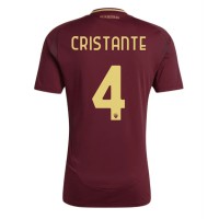 Koszulka piłkarska AS Roma Bryan Cristante #4 Strój Domowy 2024-25 tanio Krótki Rękaw